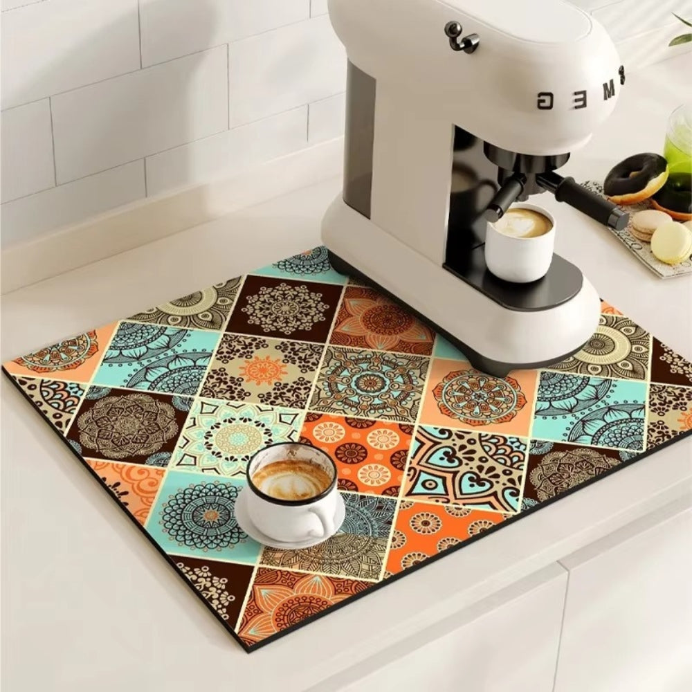 Clara Retro Tile Coffee Mat