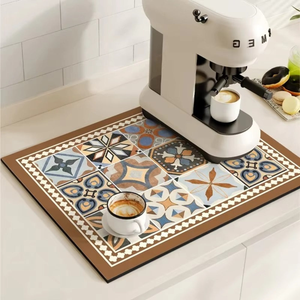 Clara Retro Tile Coffee Mat