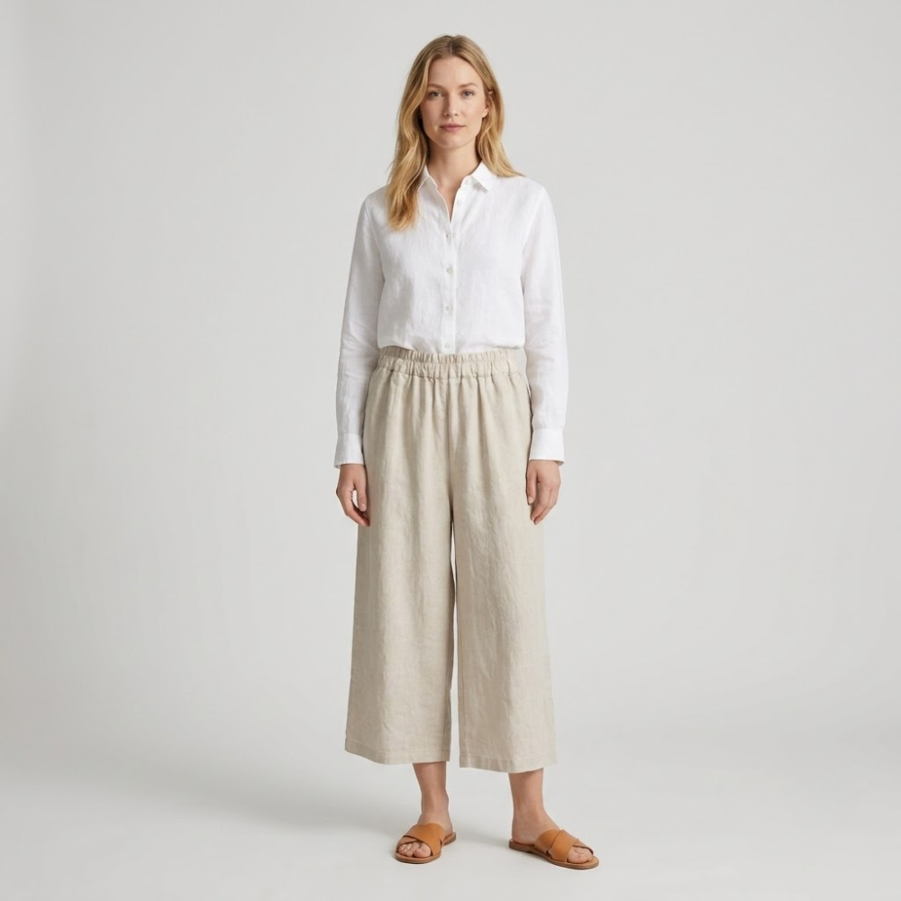 Rosalie Linen Blend Culottes