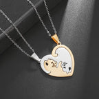 Luna Heart Cat Necklace