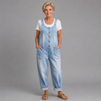 Saylor Washed Denim Overalls