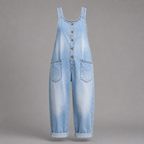 Saylor Washed Denim Overalls