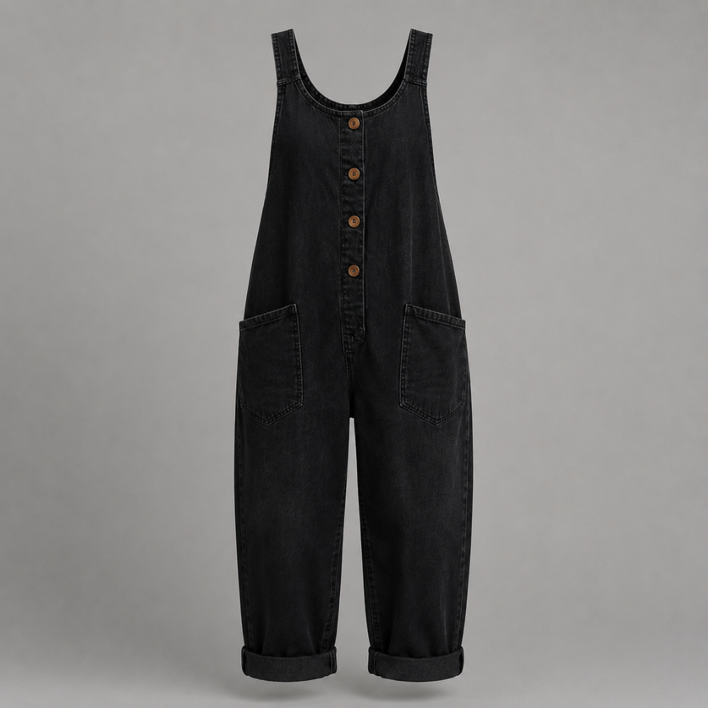 Saylor Washed Denim Overalls