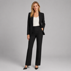 Scarlett | Tailored Blazer & Straight-Leg Suit Set