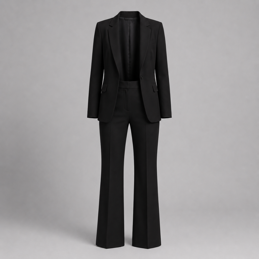 Scarlett | Tailored Blazer & Straight-Leg Suit Set