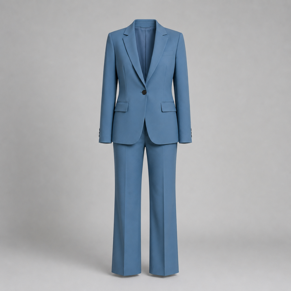 Scarlett | Tailored Blazer & Straight-Leg Suit Set