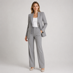 Scarlett | Tailored Blazer & Straight-Leg Suit Set