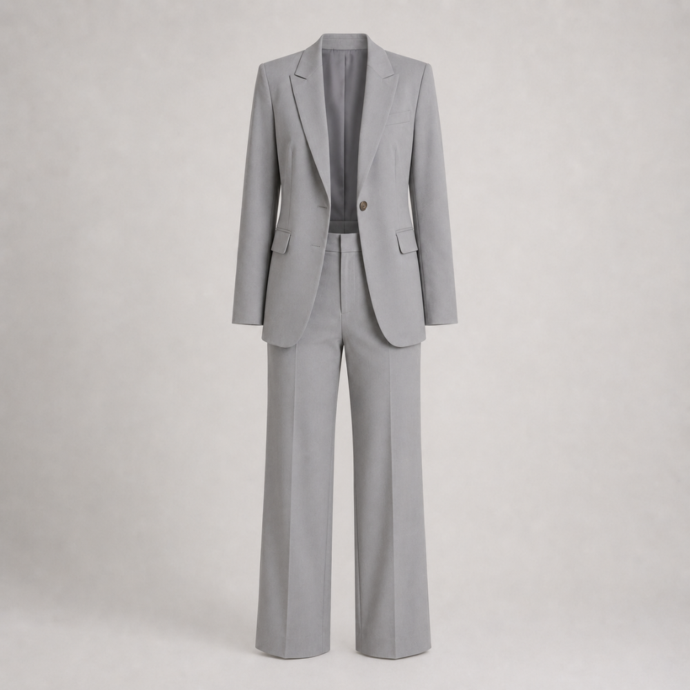 Scarlett | Tailored Blazer & Straight-Leg Suit Set