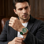 Sebastian Chronograph Leather Watch