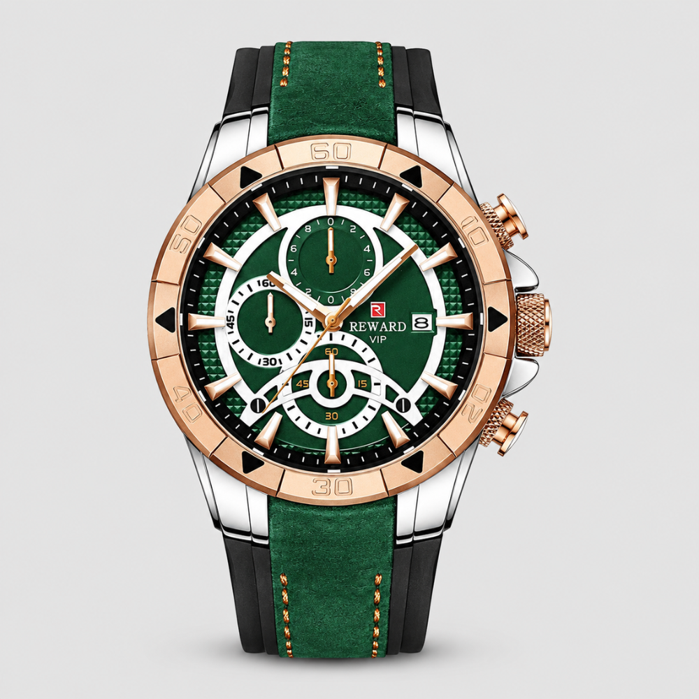 Sebastian Chronograph Leather Watch