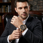 Sebastian Chronograph Leather Watch