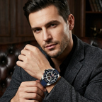 Sebastian Chronograph Leather Watch