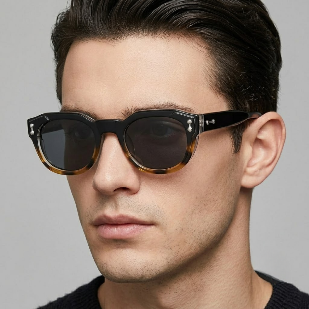 Sebastian Round Frame Sunglasses