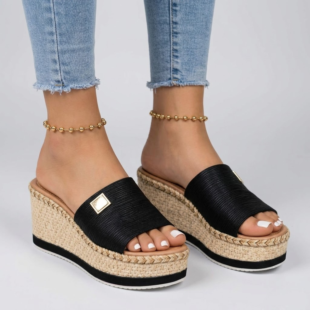 Sienna Rope Platform Wedges