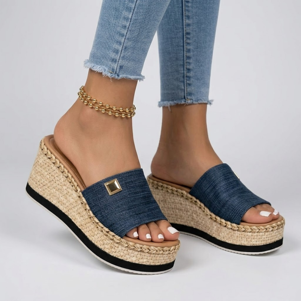 Sienna Rope Platform Wedges