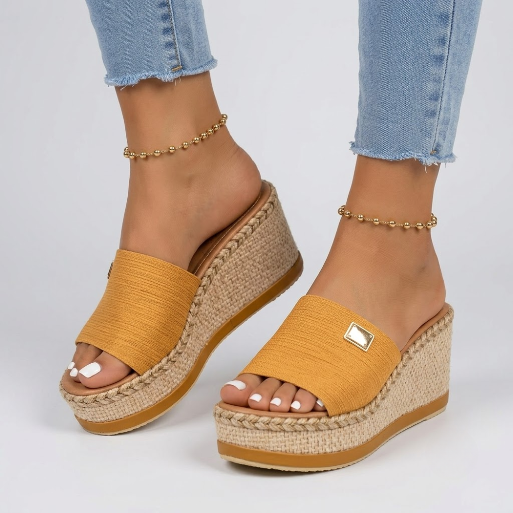 Sienna Rope Platform Wedges