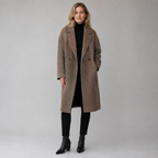 Sophia | Oversized Double-Breasted Long Coat
