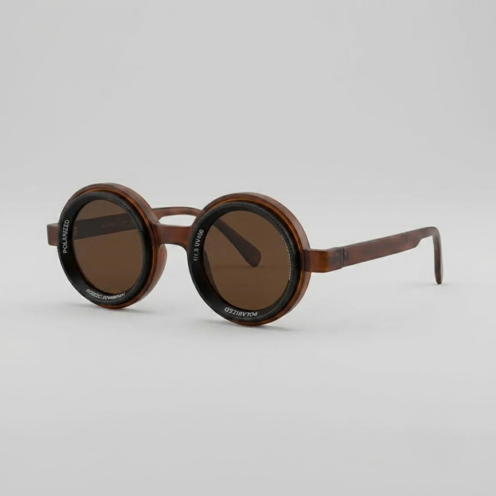 Theo Round Frame Sunglasses