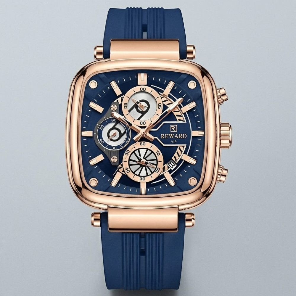 Victor Cushion Case Chronograph Watch