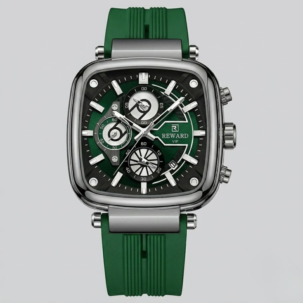 Victor Cushion Case Chronograph Watch