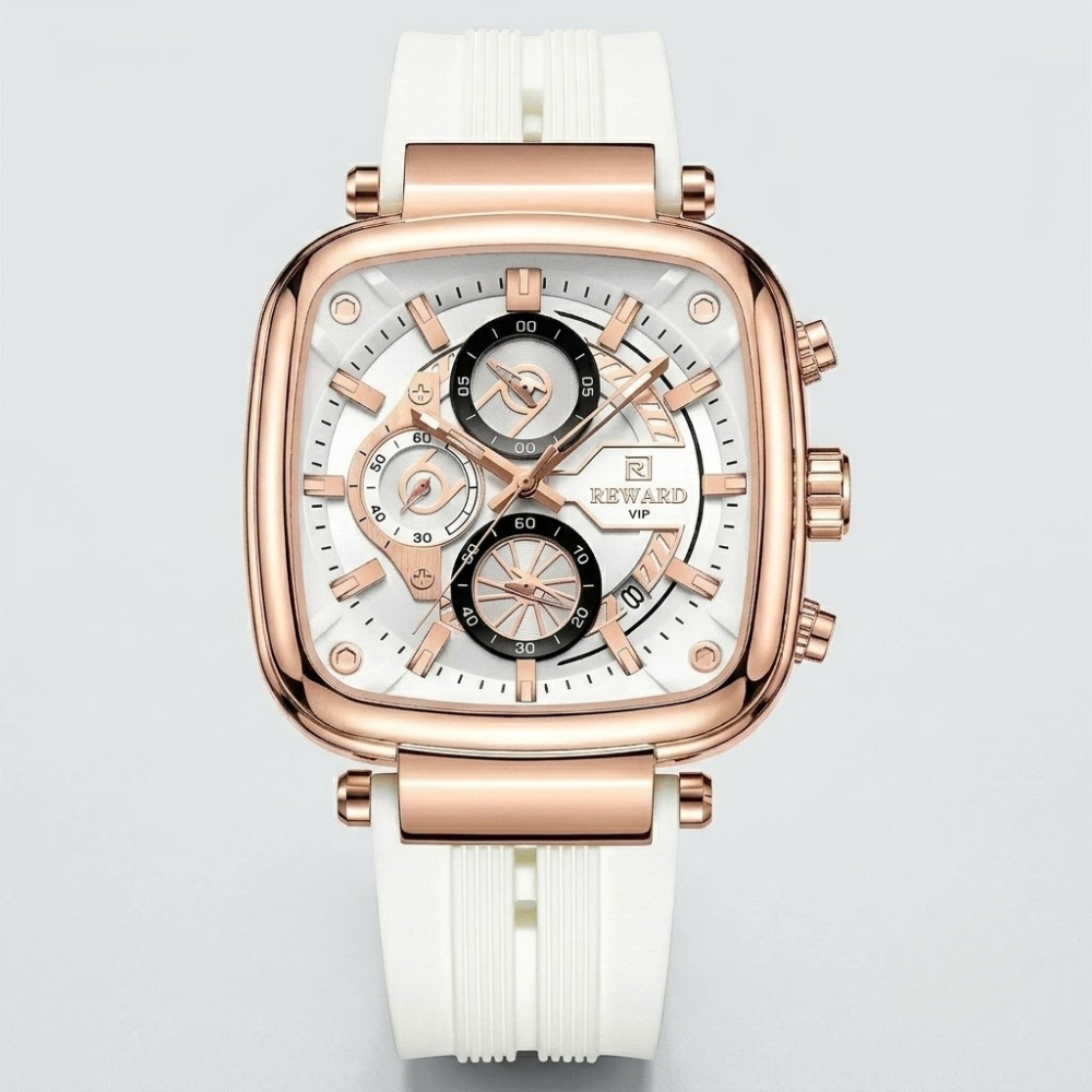 Victor Cushion Case Chronograph Watch
