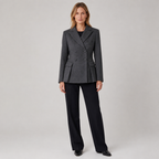 Victoria | Double-Breasted Peplum Blazer