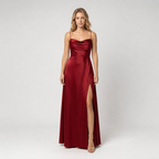 Vivienne Side Slit Maxi Dress