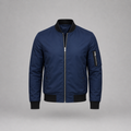 William | Slim-Fit Zip-Up Bomber Jacket