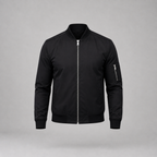 William | Slim-Fit Zip-Up Bomber Jacket