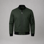 William | Slim-Fit Zip-Up Bomber Jacket
