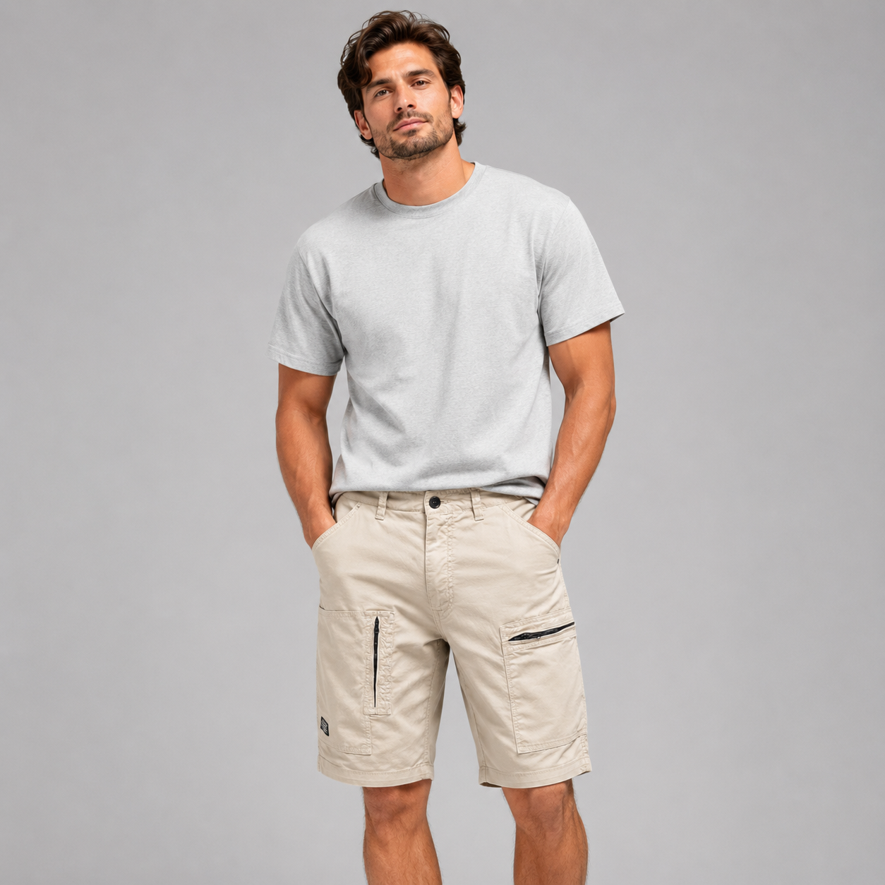 Ethan Cotton Cargo Shorts