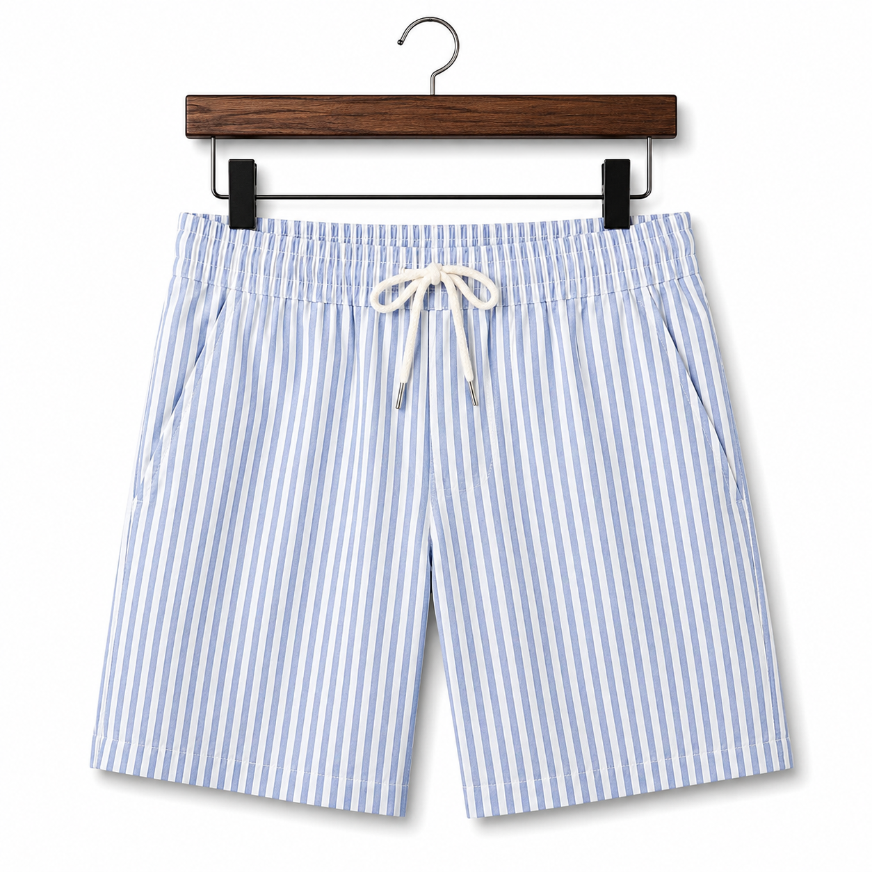 Mateo Striped Linen Shorts