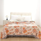 Marlow Cotton Floral Throw Blanket