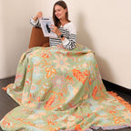Marlow Cotton Floral Throw Blanket